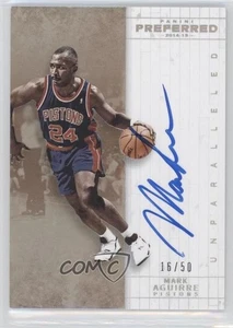 Panini Preferred Unparalleled Legends 2014-15 automático/50 Mark Aguirre #558 automático - Imagen 1 de 3