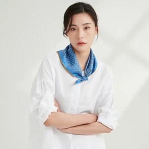 Jeelow Seidentuch 'Emperor' Pinguin-Print | 14 mm 53 cm handgerollt Halstuch - Bild 1 von 5