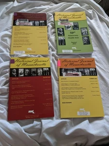 Historical Journal of Massachusetts Lot 4 Issues 2020-2021 Vol 48-49 Softcover - Imagen 1 de 7