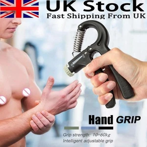 10-60kg Adjustable Hand Power Grip Exerciser Strengthener Wrist Strength Trainer - Picture 1 of 12