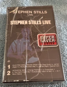 Stephen Stills Live Cassette New Sealed WoodenShips Rocky Mountain Way - Picture 1 of 4