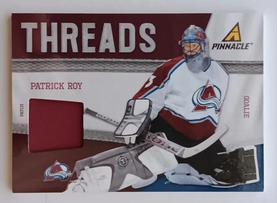 2011-12 Pinnacle Theads Patches Patrick Roy /25 Colorado Avalanche - Image 1 of 2