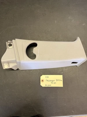 2008-2013 BMW E82 128i 135i 1M passenger Upper B Pillar Trim OEM Gray  - Image 1 of 4