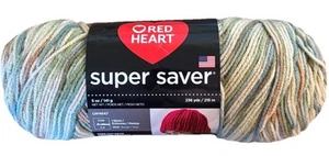 Red Heart Super Saver Yarn "Aspen Print" 1 Skeins #1955 - Picture 1 of 5