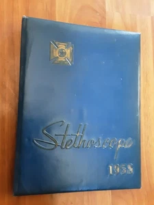 1958 Stethoscope Hospital Nursing school Yearbook Los Angeles California - Picture 1 of 6