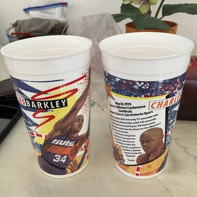 Vintage Charles Barkley McDonalds NBA Souvenir Plastic Cup 1993 - Image 1 of 3