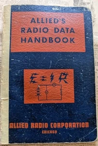 1952 Allied Radio Data Handbook..Old Ham Radio. - Photo 1/6