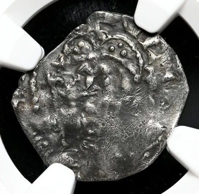 REYES NORMANDOS DE INGLATERRA. Henry I. 1100-1135. AR Penny, S-1276, NGC astillado Foto 1 de 4