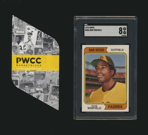 1974 Topps Dave Winfield 456 HOF RC Padres Rookie SGC 8 Dead Centered PWCC-E 15% - Bild 1 von 4