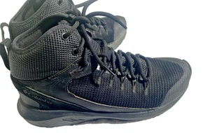 Columbia Men's Trailstorm Mid Waterproof Hiking Boots BM0155-010 Size 8.5 Black - Picture 1 of 13