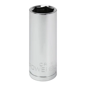 Powerbuilt 3/8 Inch Drive x 11/16 Inch 6 Point Deep Socket - 641205 - Picture 1 of 5