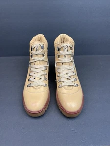 J.Crew Women’s Lightweight Leather Nordic boots - Light Caramel Size 8M - Picture 1 of 13