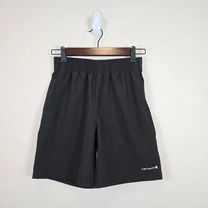 Carhartt Kids Rugged Flex Ripstop Work Short Size M/10-12 Black Caviar - Picture 1 of 4