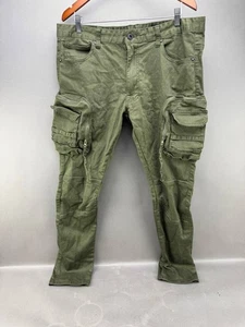 Smoke Rise Mens Military Green Cargo Pants Utility Size 38x32 - Picture 1 of 5