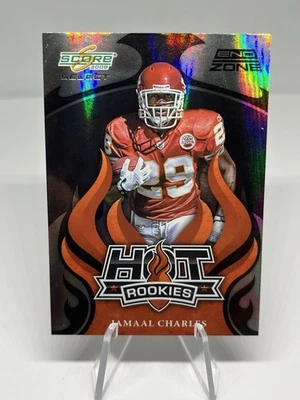 2008 Score Select Hot Rookies End Zone /6 Jamaal Charles #HR-11 RC Rookie Card - Image 1 of 4