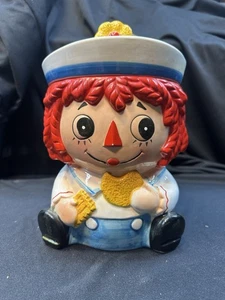 Vintage 1950s Rare Cookie Jar Raggedy Andy by Napcoware C8824, Great Condition - Picture 1 of 8