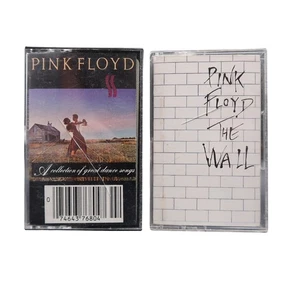 Columbia Records Pink Floyd Audio Cassette Set of 2 Untested Vtg Classic Rock - Picture 1 of 9