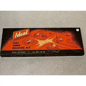 VINTAGE IDEAL TINY TOWN building set B35 Movie house new nos in box - Picture 1 of 7