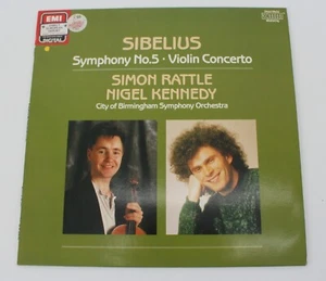 EMI 7 497171 Sibelius Symphony No 5 Violin Concerto Simon Rattle Nigel Kennedy - Picture 1 of 6