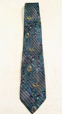 Corbata de cuello vintage años 90 Enrico Converti para hombre Foto 1 de 2