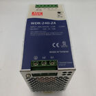 1PCS New For Meanwell WDR-240-24 24V 10A Power Supply Free Shipping#QW