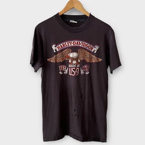 70er Jahre Harley Davidson Motorrad Westminister, CA Vintage T-Shirt 70s - Bild 1 von 4