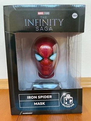 MARVEL EAGLEMOSS HC Museum IRON SPIDER MASK Metallguss Infinity Saga NEU - Bild 1 von 4