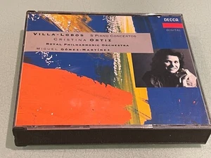 Heitor Villa-Lobos - 5 Piano Concertos - Cristina Ortiz  2 CD's Album 1992 Decca - Bild 1 von 5