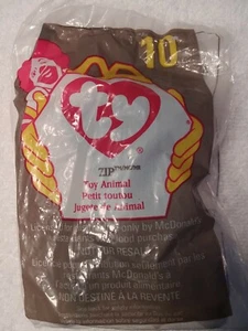 McDonalds Beanie Babies Zip The Cat Toy Number 10 From 1998 - Picture 1 of 3