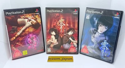 Fatal Frame Zero Crimson Butterfly Japanese Set of 3 PlayStation 2 PS2 Tested - Image 1 of 4