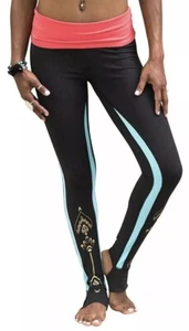Collant leggings Gaiam donna Avalon pieghevoli taglia XS nuovo con etichetta prezzo al dettaglio consigliato $78 - Foto 1 di 1