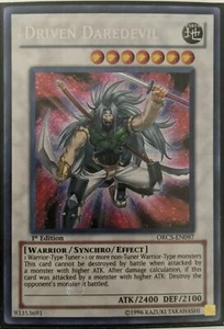 YuGiOh Driven Daredevil Secret Rare 1st Edition ORCS-EN097 NM - Picture 1 of 1