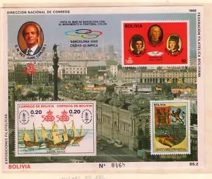 BOLIVIA. HB174. BARCELONA´92. CRISTOBAL COLON - COLUMBUS. (762) - Imagen 1 de 1