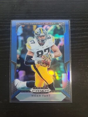 2019 Panini Prizm Draft Draft Picks Blue Prizm Noah Fant #129 Rookie RC - Image 1 of 2