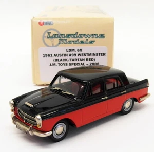 Lansdowne 1/43 Scale LDM6X - 1961 Austin A99 Westminster black/Tartan Red - Imagen 1 de 5