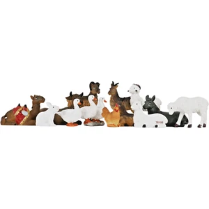 12 Stck. Christmas Krippe Figuren 3 Zoll Verschiedene Tiere für Krippe - Bild 1 von 7