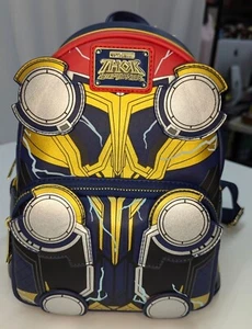NWT Loungefly Marvel Thor Glow in the Dark Mini Backpack Love and Thunder - Picture 1 of 14