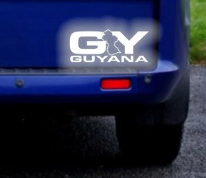 Guyana GY Reflective Sticker Decal - Foto 1 di 2