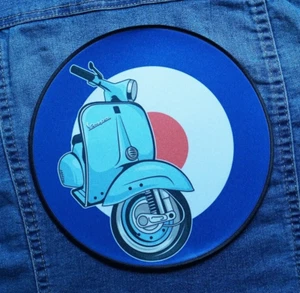 Mod Target Scooter Aufnäher Bis zu 25cm Zum Aufbügeln, Patch, Bügelbild, Soul - Bild 1 von 1
