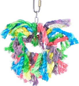 Anillo pequeño de algodón Caitec Featherland Paradise juguete para pájaros 00380 - Imagen 1 de 1