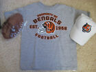 Reebok Nfl Cincinnati Bengals Team Gift set - tee,cap and football, Size M(5/6)