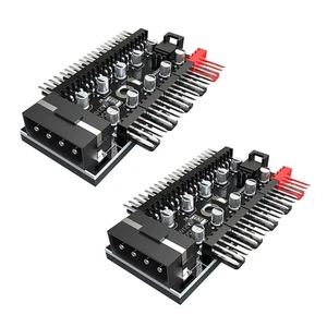 10 Port 4 Pin PWM Fan Splitter For Motherboard Temperature Control Speed - Afbeelding 1 van 10
