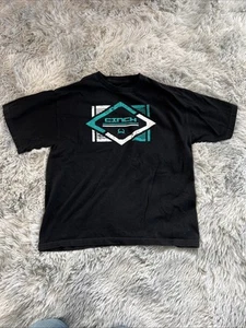 Cinch® Shirt Youth Boy's XL Graphic Black T-Shirt Cowboy Country Farm Rodeo - Picture 1 of 6