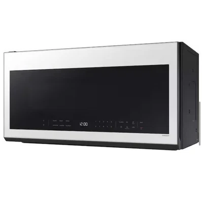 Samsung Smart 2.1 cu. ft.1000White Glass Over Range Microwave Auto Connectivity - Image 1 of 4
