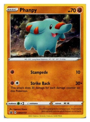 Phanpy - Promo SWSH: Sword & Shield Promo Cards SWSH117 NM - Image 1 of 2