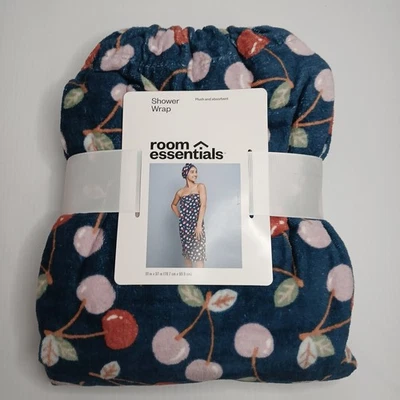 Envoltura de ducha Room Essentials envoltura de baño tela de rizo algodón suave Foto 1 de 4