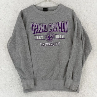 Sudadera para hombre Grand Canyon University gris medio cuello redondo polar pulóver Foto 1 de 4