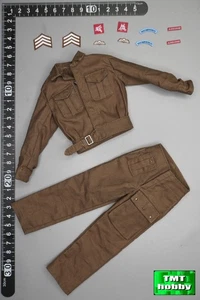 1:6 Scale UJINDOU UD9048 WWII British Paratrooper - P40 Uniform w/ Patches - Picture 1 of 2
