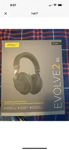 🔥Jabra Evolve2 85-USB-A MS Teams Stereo - Czarny bezprzewodowy zestaw słuchawkowy / Muzyka NIOB - Zdjęcie 1 z 6