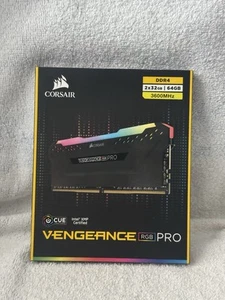 CORSAIR VENGEANCE RGB PRO DDR4 RAM 64GB (2x32GB) 3200MHz Intel AMD Desktop NEW - Photo 1/2